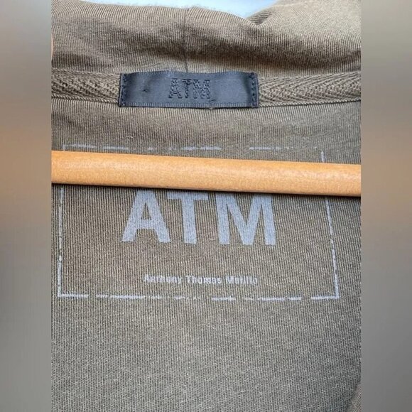 ATM Anthony Thomas Melillo Camo Zip-Up Hoodie Large - Picture 6 of 15